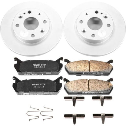 Power Stop 90-93 Mazda Miata Rear Z17 Evolution Geomet Coated Brake Kit